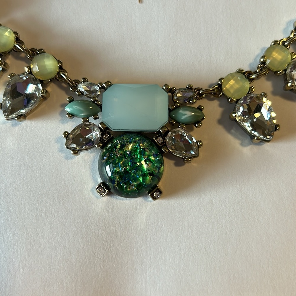 Never Worn Mint Moon Statement Necklace - image 4